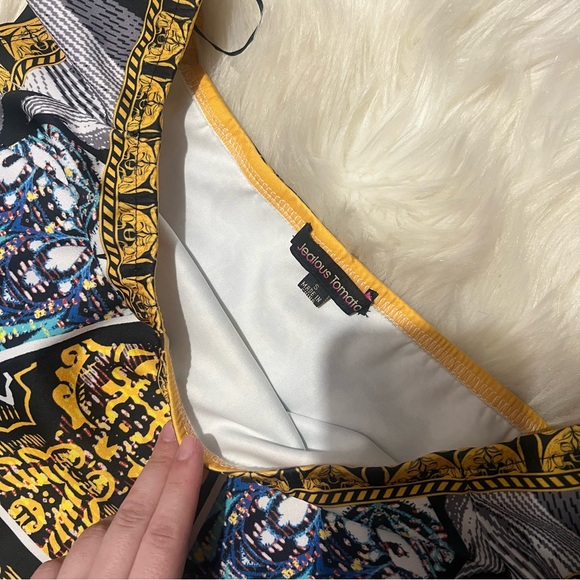 New cavenders print bodycon dress small - Picture 2 of 2